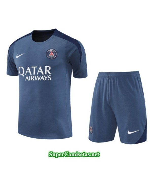 Tailandia Camiseta Kit De Entrenamiento Psg Gris/azul Marino 2025 2026 S20409