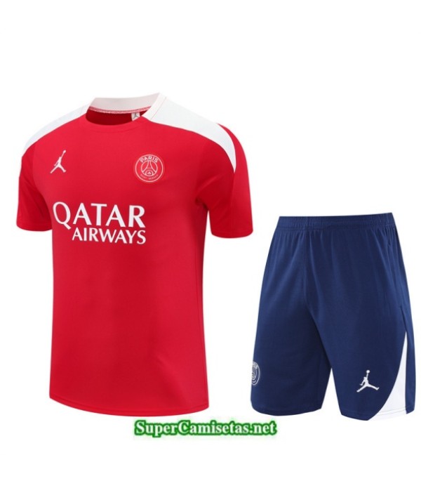 Tailandia Camiseta Kit De Entrenamiento Psg Niño Rojo/azul/blanco 2025 2026 S20372