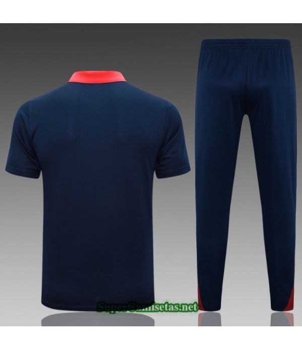 Tailandia Camiseta Kit De Entrenamiento Psg Polo Azul Marino/rojo 2025 2026 S20396