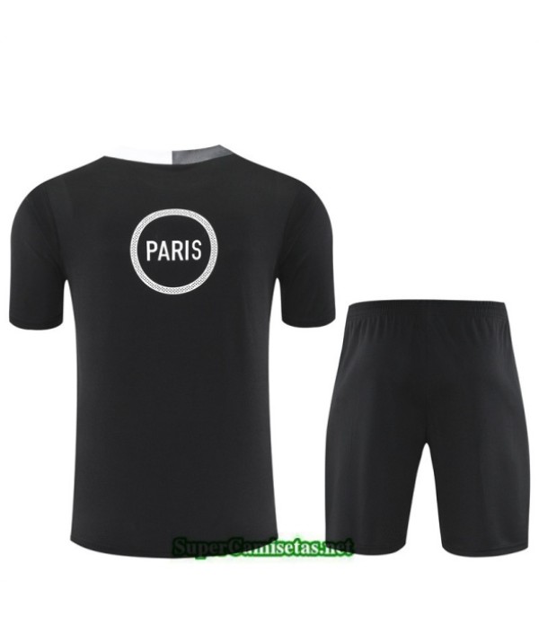 Tailandia Camiseta Kit De Entrenamiento Psg Negro/blanco 2025 2026 S20402