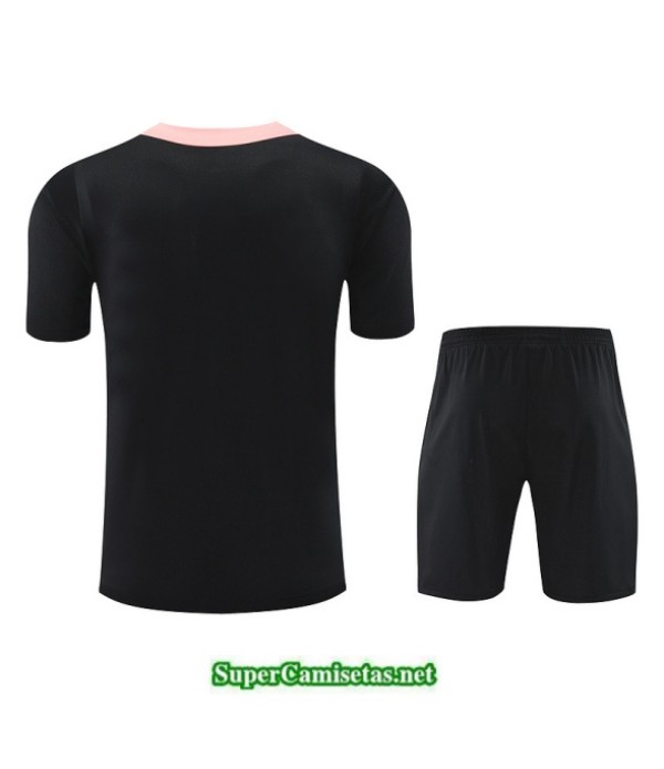 Tailandia Camiseta Kit De Entrenamiento Psg Negro/rosa 2025 2026 S20401