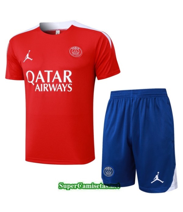 Tailandia Camiseta Kit De Entrenamiento Psg Rojo/azul/blanco 2025 2026 S20404