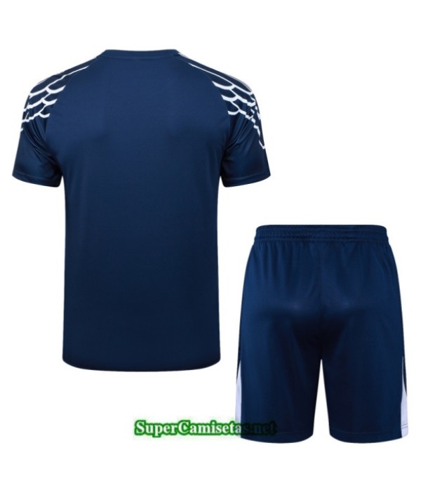 Tailandia Camiseta Kit De Entrenamiento Paris Psg Short Azul Marino/blanco 2025 2026 S20412