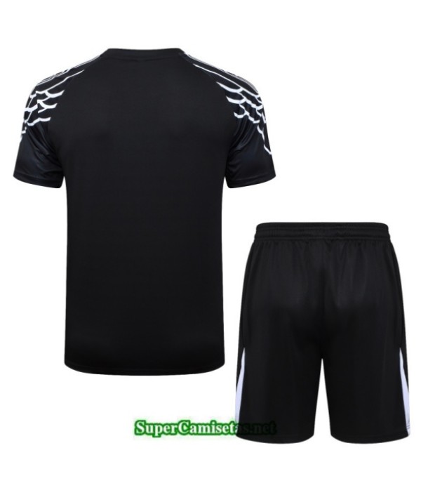 Tailandia Camiseta Kit De Entrenamiento Paris Psg Short Negro/blanco 2025 2026 S20413