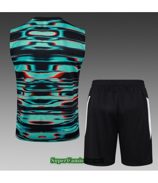 Tailandia Camiseta Kit De Entrenamiento Portugal Sin Mangas Verde/negro/blanco 2025 2026 S20463