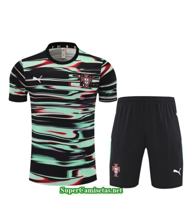 Tailandia Camiseta Kit De Entrenamiento Portugal Verde/negro 2025 2026 S20468