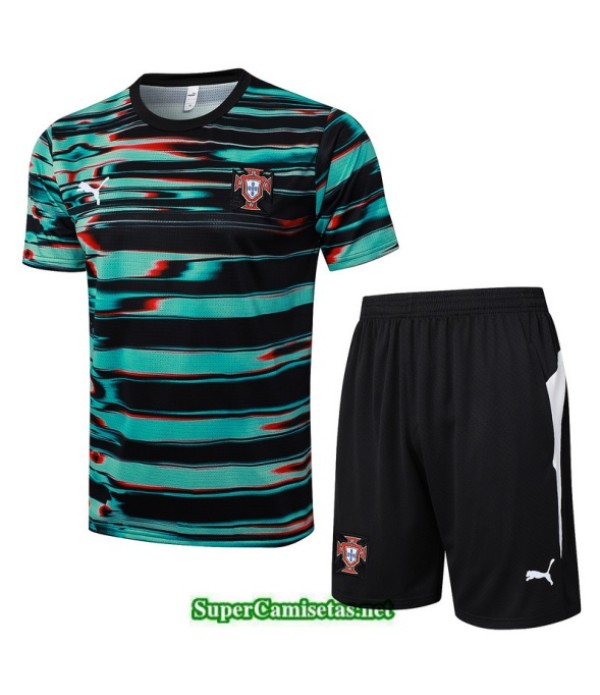 Tailandia Camiseta Kit De Entrenamiento Portugal Verde/negro/blanco 2025 2026 S20469