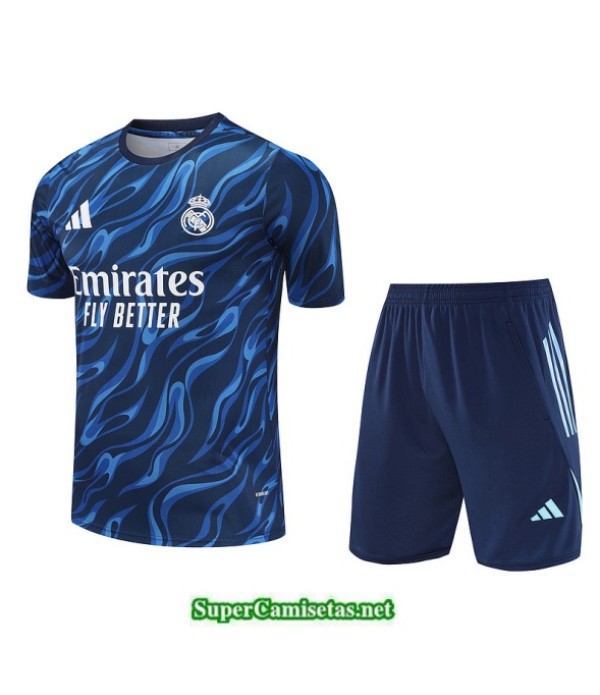 Tailandia Camiseta Kit De Entrenamiento Real Madrid Azul Marino 2025 2026 S20302