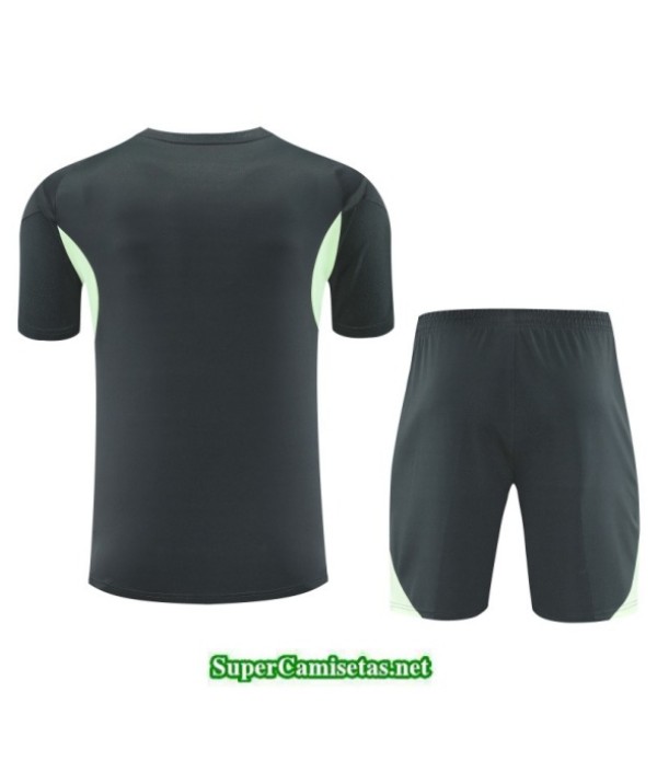 Tailandia Camiseta Kit De Entrenamiento Real Madrid Azul Marino/verde 2025 2026 S20305