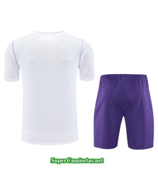 Tailandia Camiseta Kit De Entrenamiento Real Madrid Blanco/violeta 2025 2026 S20296