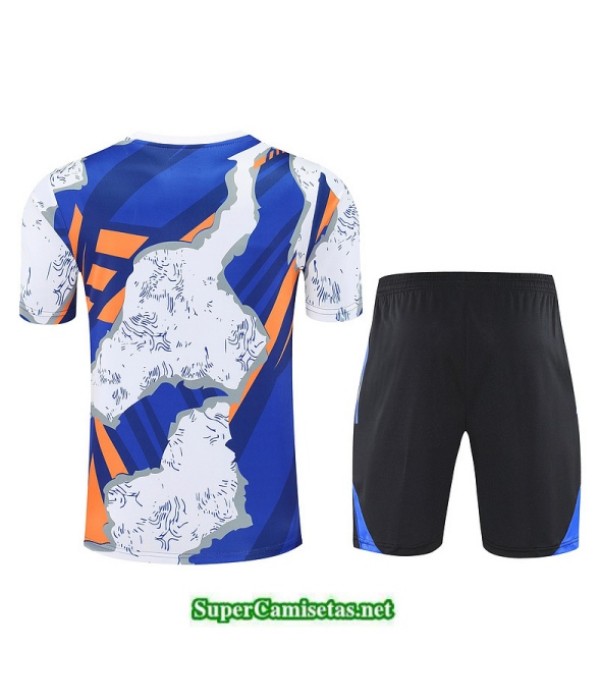 Tailandia Camiseta Kit De Entrenamiento Real Madrid Blanco/negro/azul 2025 2026 S20283