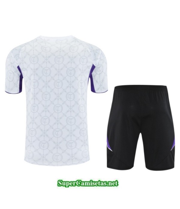 Tailandia Camiseta Kit De Entrenamiento Real Madrid Blanco/negro/violeta 2025 2026 S20285