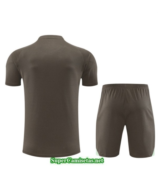 Tailandia Camiseta Kit De Entrenamiento Real Madrid Caqui 2025 2026 S20325