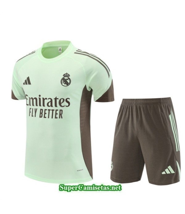 Tailandia Camiseta Kit De Entrenamiento Real Madrid Niño Verde 2025 2026 S20236