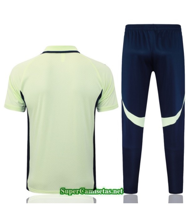 Tailandia Camiseta Kit De Entrenamiento Real Madrid Polo Verde/azul Marino 2025 2026 S20339