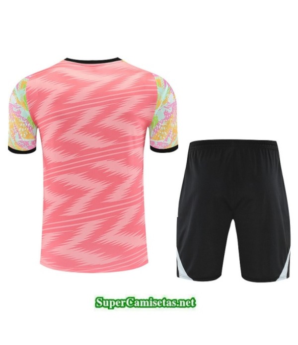 Tailandia Camiseta Kit De Entrenamiento Real Madrid Rosa/negro/verde 2025 2026 S20309