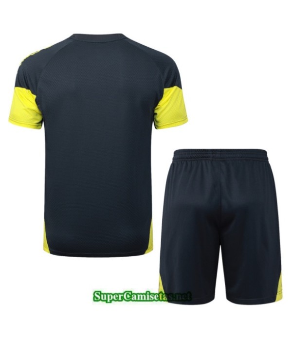 Tailandia Camiseta Kit De Entrenamiento Real Madrid Short Gris Oscuro/amarillo 2025 2026 S20354