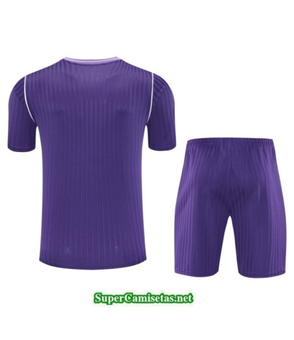 Tailandia Camiseta Kit De Entrenamiento Real Madrid Violeta/blanco 2025 2026 S20353