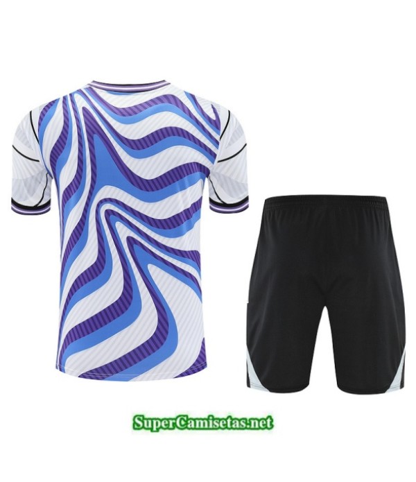 Tailandia Camiseta Kit De Entrenamiento Real Madrid Violeta/blanco/negro 2025 2026 S20350