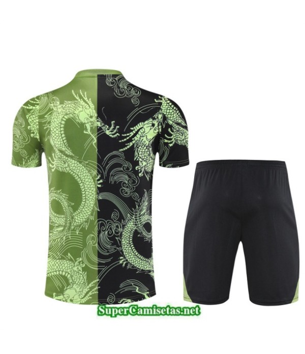 Tailandia Camiseta Kit De Entrenamiento Real Madrid Negro/verde 2025 2026 S20301