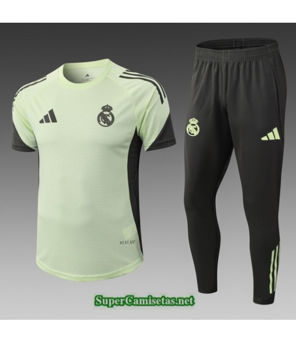 Tailandia Camiseta Kit De Entrenamiento Real Madrid Verde 2025 2026 S20337