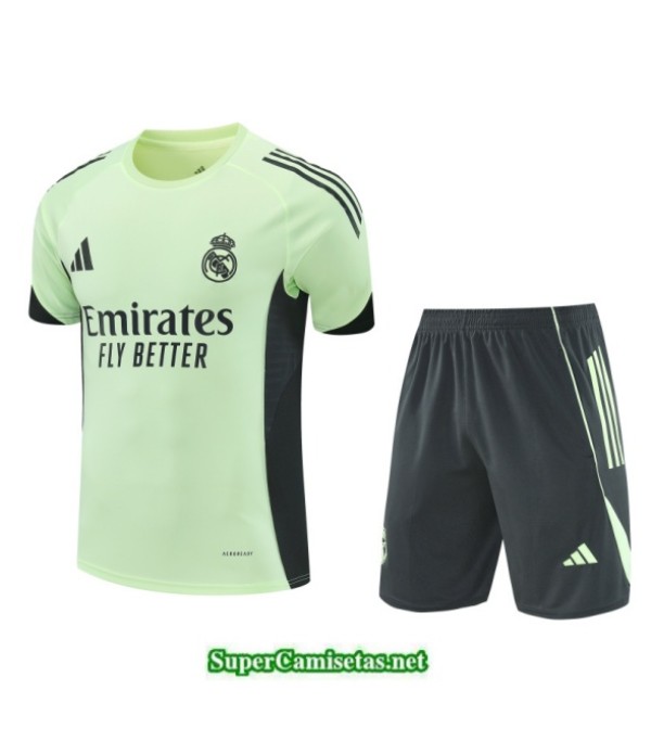 Tailandia Camiseta Kit De Entrenamiento Real Madrid Verde/azul Marino 2025 2026 S20340