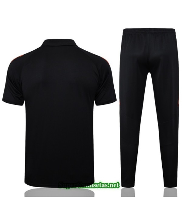 Tailandia Camiseta Kit De Entrenamiento Sc Internacional Polo Negro/naranja 2025 2026 S20139