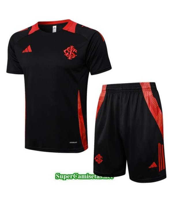 Tailandia Camiseta Kit De Entrenamiento Sc Internacional Negro/rojo 2025 2026 S20138