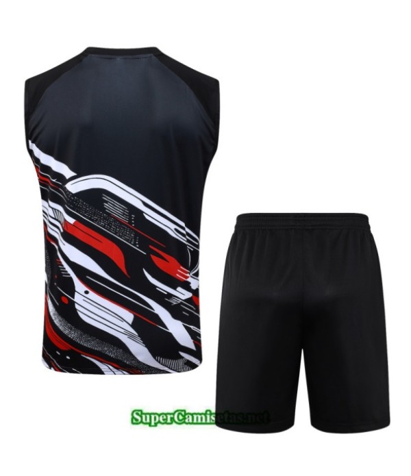 Tailandia Camiseta Kit De Entrenamiento Sao Paulo Sin Mangas Negro 2025 2026 S20130