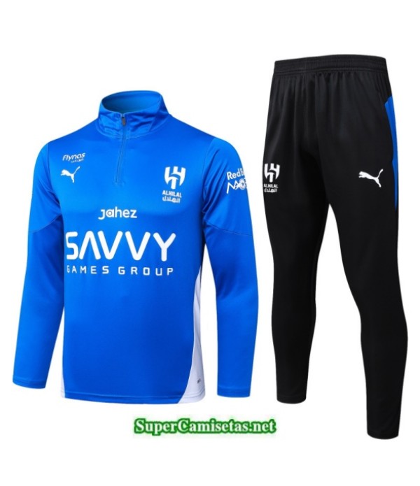 Tailandia Chandal Al Hilal Saudi Azul/negro 2025 2026 S21317