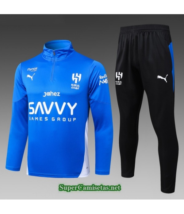 Tailandia Chandal Al Hilal Saudi Niño Azul/negro 2025 2026 S21715