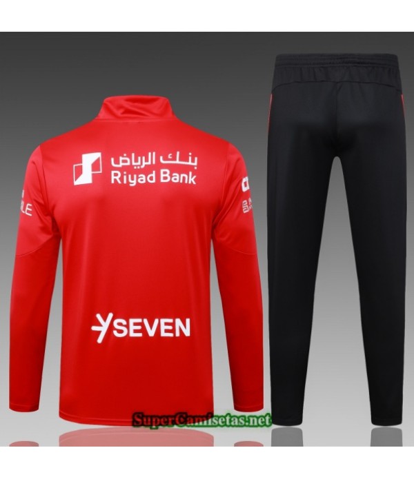 Tailandia Chandal Al Hilal Saudi Niño Rojo/negro 2025 2026 S21716