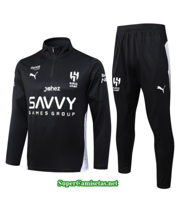 Tailandia Chandal Al Hilal Saudi Negro/blanco 2025 2026 S21315