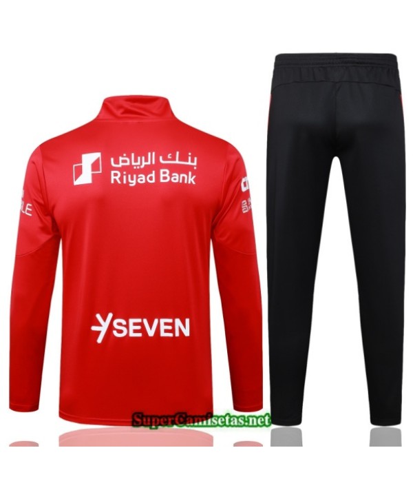 Tailandia Chandal Al Hilal Saudi Rojo/negro 2025 2026 S21316