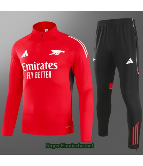 Tailandia Chandal Arsenal Niño Rojo/negro/blanco 2025 2026 S21939