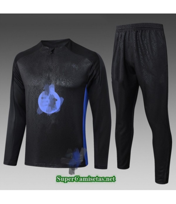 Tailandia Chandal Barcelona Niño Negro/azul 2025 2026 S21786