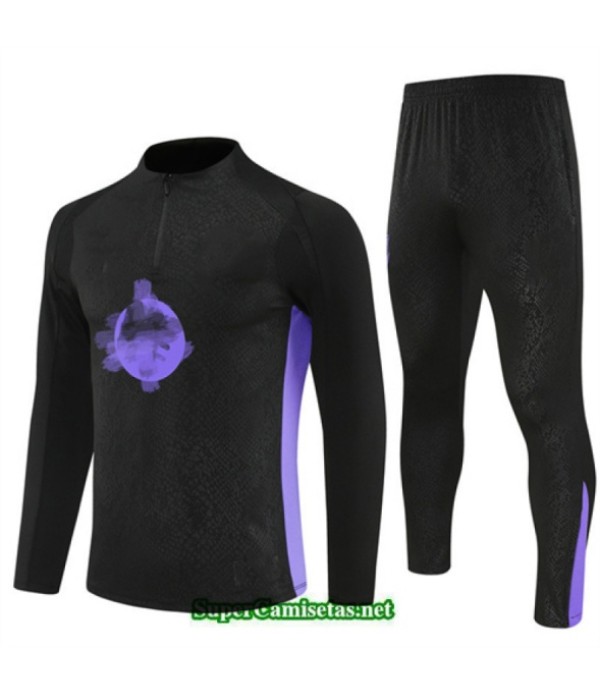 Tailandia Chandal Barcelona Negro/violeta 2025 202...