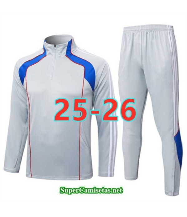 Tailandia Chandal Bayern Munich Gris/azul 2025 202...