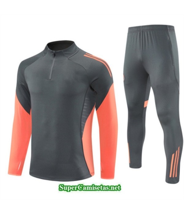 Tailandia Chandal Bayern Munich Gris Oscuro/naranj...