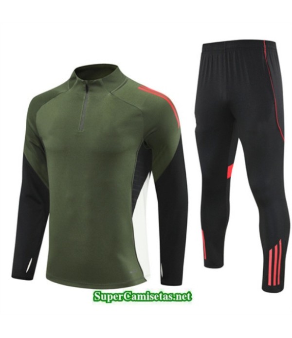 Tailandia Chandal Bayern Munich Niño Verde/negro/rojo 2025 2026 S21751