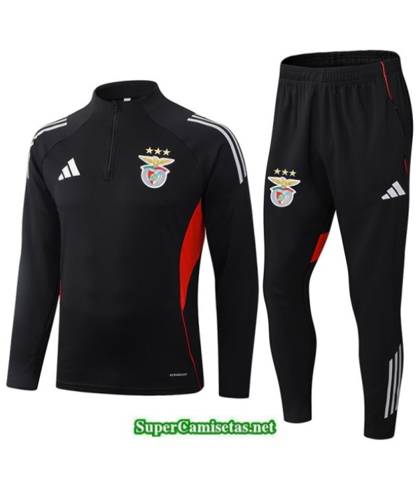 Tailandia Chandal Benfica Niño Negro/rojo 2025 2026 S21717