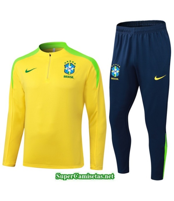 Tailandia Chandal Brasil Amarillo/azul Marino 2025 2026 S21621