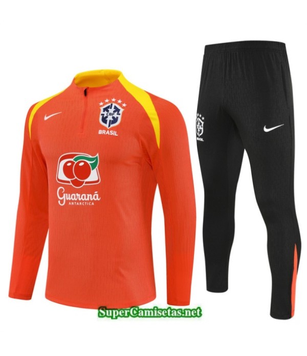 Tailandia Chandal Brasil Niño Naranja/amarillo 2025 2026 S21920