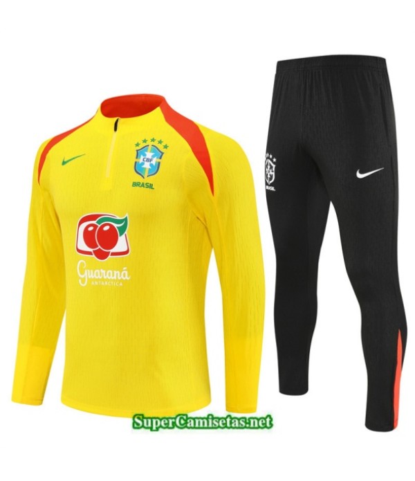 Tailandia Chandal Brasil Amarillo/negro/naranja 2025 2026 S21619