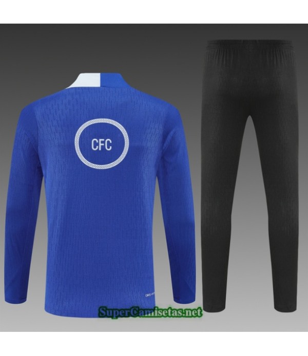 Tailandia Chandal Chelsea Player Niño Azul/negro/blanco 2025 2026 S21944