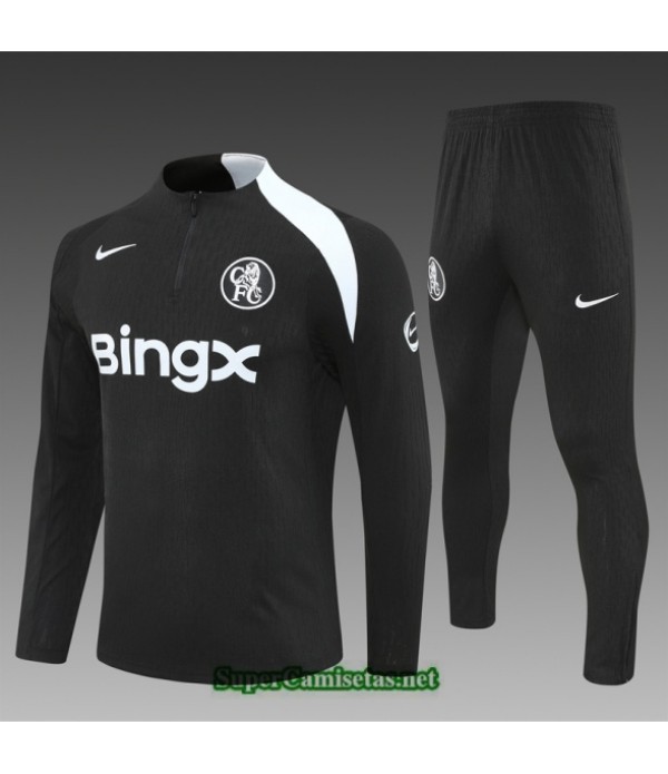 Tailandia Chandal Chelsea Player Niño Negro/blanco 2025 2026 S21943
