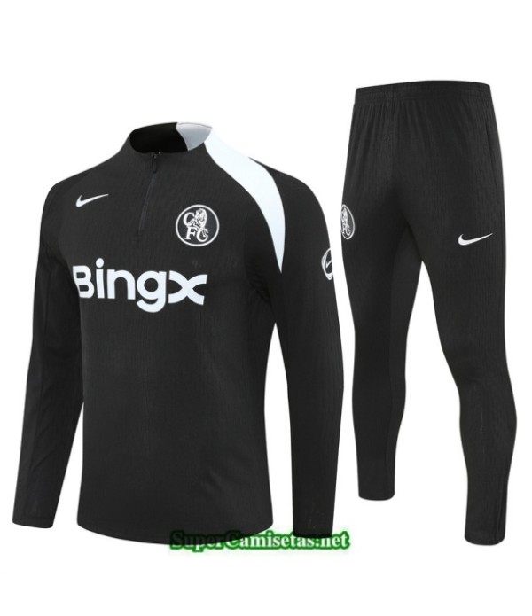 Tailandia Chandal Chelsea Player Negro/blanco 2025 2026 S21658