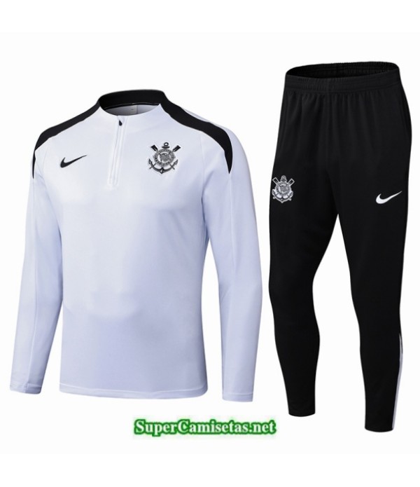 Tailandia Chandal Corinthians Blanco/negro 2025 2026 S21326