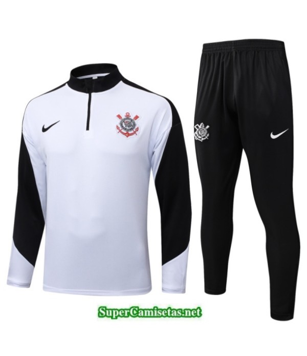 Tailandia Chandal Corinthians Blanco/negro 2025 2026 S21328