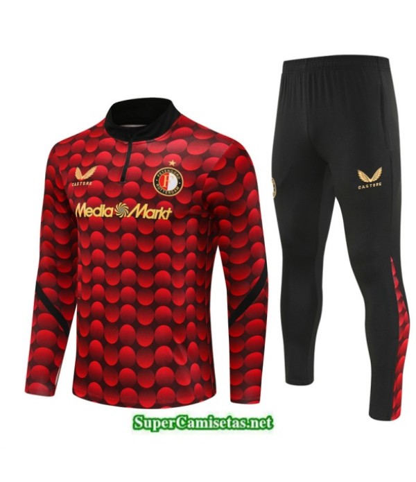Tailandia Chandal Feyenoord Rojo/negro 2025 2026 S21338